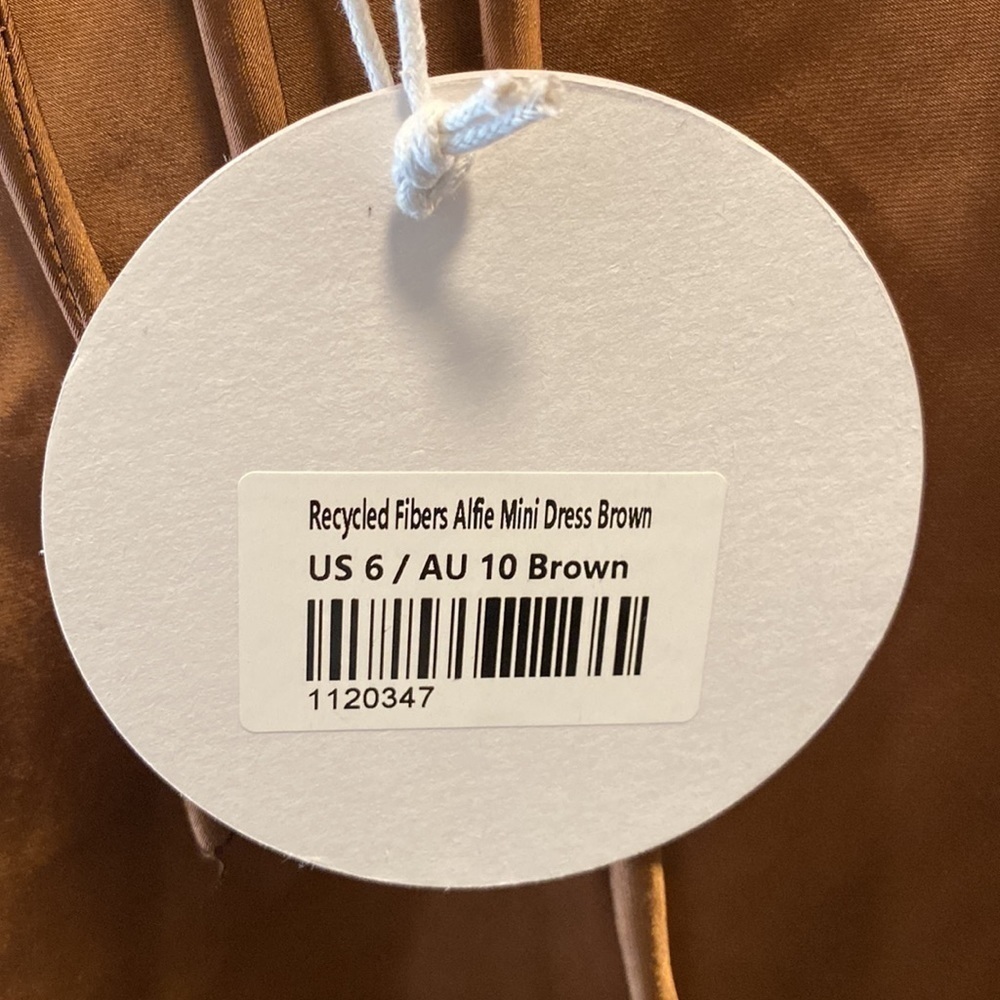 NWT Princess Polly chocolate brown slip dress - Picture 8 of 8